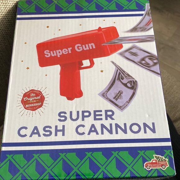 SUPER CASH CANNON make it rain money fun toy party lottery winner - Picture 1 of 2